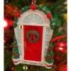 Red Door With Wreath Personalized Christmas Ornament OR2297 -The Jolly Christmas Shop OR2297 EDIT 36424.1665070015