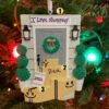 Door With Wreath And Packages Personalized Christmas Ornament OR2299 -The Jolly Christmas Shop OR2299 EDIT 33302.1665070285