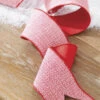 Raz 4" Red And White Tweed Wired Christmas Ribbon R4227742 -The Jolly Christmas Shop R4227742 97465.1651163986