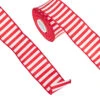 Raz 2.5" Red And White Striped Wired Christmas Ribbon R4271840 -The Jolly Christmas Shop R4271840 81536.1687179870