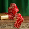 Raz 4" Red And Gold Patterned Wired Christmas Ribbon R4327721 -The Jolly Christmas Shop R4327721 65150.1686747337
