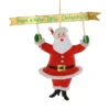 Cody Foster 6.75" Holly Jolly Christmas Santa Ornament RO-3252 2 Cody Foster 6.75" Holly Jolly Christmas Santa Ornament RO-3252 -The Jolly Christmas Shop RO 3252 1 38371.1691587453
