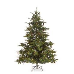 Raz 7.5' Forever Lit Green Big Sky Spruce Christmas Tree T4352009 -The Jolly Christmas Shop T4352009 1 73556.1686668711