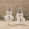 Bethany Lowe Set Of 2 Pastel Snowmen Christmas Figures -The Jolly Christmas Shop TL1355 set 13754.1675270840
