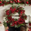 Raz 28" Iced Berry And Ornament Christmas Wreath W4302480 -The Jolly Christmas Shop W4302480 83676.1686675508