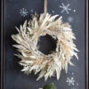 Raz 24" Cream Cedar And Laurel Leaf Christmas Wreath W4306696 2 Raz 24" Cream Cedar And Laurel Leaf Christmas Wreath W4306696 -The Jolly Christmas Shop W4306696 95153.1686677079