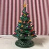 Small Lighted Green Ceramic Christmas Tree 12" -The Jolly Christmas Shop api0ezzs0 22713.1646091862