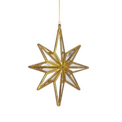 Raz Large Gold Mirrored Star Christmas Ornament 7 Raz Large Gold Mirrored Star Christmas Ornament -The Jolly Christmas Shop api18sozn 29402.1646091912