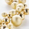 Raz 4' Gold Christmas Ball Garland G8382770 -The Jolly Christmas Shop api1oppmz 13660.1646091920