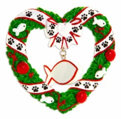 Kitty's First Christmas Wreath Personalized Christmas Ornament OR1613 -The Jolly Christmas Shop api1xyb2d 88877.1646091876