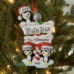 Penguin Family Of 3 At The North Pole Personalized Christmas Ornament OR1739-3 6 Penguin Family Of 3 At The North Pole Personalized Christmas Ornament OR1739-3 -The Jolly Christmas Shop api32al9e 96969.1646091897