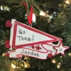 Glittered Red Sports Pennant Personalized Christmas Ornament OR1558-RD -The Jolly Christmas Shop api7xgkjf 65879.1646091906