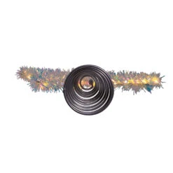 Kurt Adler 12.2" LED Lighted Warm White Silver Tinsel Star Christmas Tree Topper AD1022WW -The Jolly Christmas Shop apibf2lac 37700.1646091910