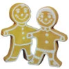 24" Double Sided Gingerbread Blow Mold Outdoor Christmas Decor 75560 -The Jolly Christmas Shop apic66jfl 48724.1646091937