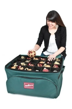 Tree Keeper 3 Tray Christmas Ornament Keeper Storage Bag With Front Pocket TK-10127 -The Jolly Christmas Shop apiduyzsu 15980.1646091881