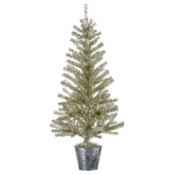 Raz Champagne Tinsel Tree In Galvanized Bucket Christmas Decoration 11 Raz Champagne Tinsel Tree In Galvanized Bucket Christmas Decoration -The Jolly Christmas Shop apifrnpkd 66325.1646091896