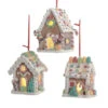 Kurt Adler 3.75" LED Lighted Claydough Candy Gingerbread House Christmas Ornament D4043 -The Jolly Christmas Shop apigwgwie 24306.1646091924
