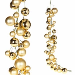 Raz 4' Gold Christmas Ball Garland G8382770 -The Jolly Christmas Shop apihbivbt 72502.1646091921