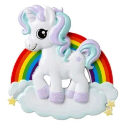 Unicorn Personalized Christmas Ornament OR1652 -The Jolly Christmas Shop apii5fc2y 58375.1646091875