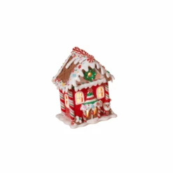 5.5" Battery Operated Claydough Gingerbread House 2599290 -The Jolly Christmas Shop apijczauf 87140.1646091933