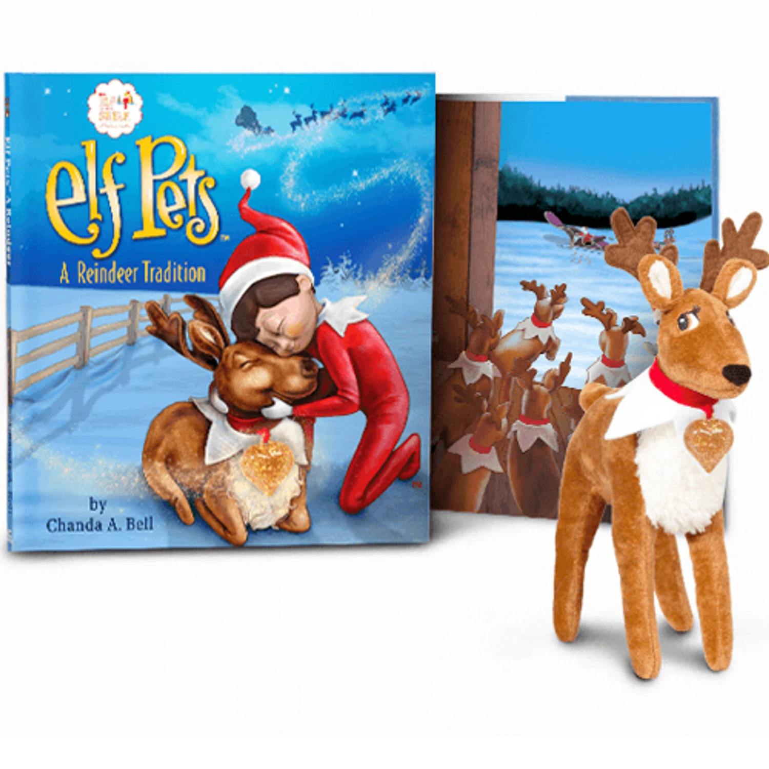 The Elf On The Shelf Elf Pets Reindeer Plush And Book 3 The Elf On The Shelf Elf Pets Reindeer Plush And Book