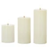 Uyuni 3" X 5", 7" Or 9" Ivory Flat Top Flicker Flame Pillar Candle -The Jolly Christmas Shop apik3bwg2 21402.1646091902