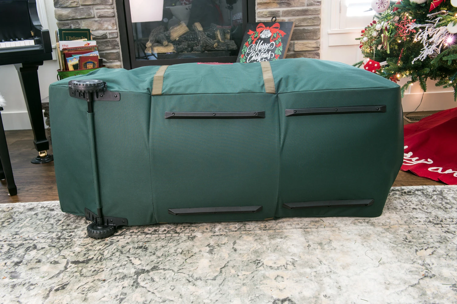 Tree Keeper Big Wheel No Drag Super Duffel 6-9 Ft Christmas Tree Storage Bag TK-10838 15 Tree Keeper Big Wheel No Drag Super Duffel 6-9 Ft Christmas Tree Storage Bag TK-10838 - Image 13