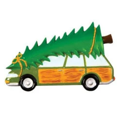 Family Station Wagon With Tree Personalized Christmas Ornament OR1565 -The Jolly Christmas Shop apilghxb1 40424.1646091884