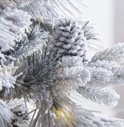 Raz 7.5' Or 9' Pre Lit Flocked Pine Christmas Tree -The Jolly Christmas Shop apilu8vxo 67320.1646091888