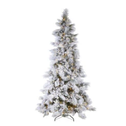 Raz 7.5' Or 9' Pre Lit Flocked Pine Christmas Tree -The Jolly Christmas Shop apimd3u2b 07855.1646091890