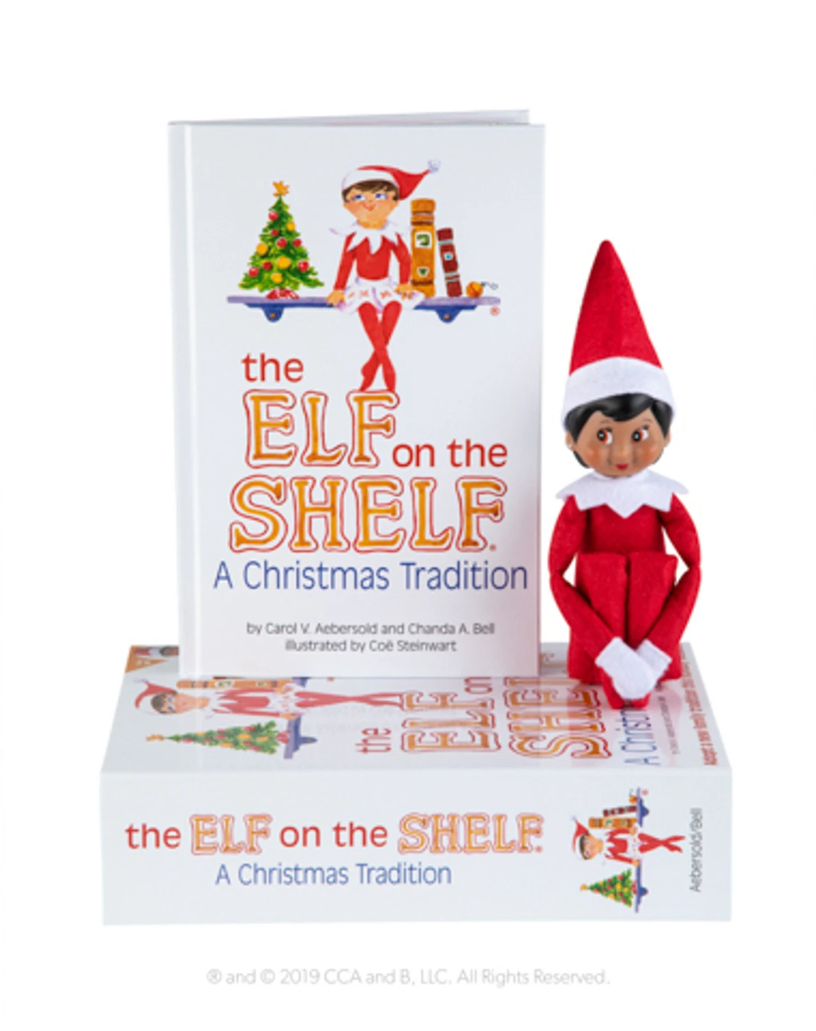 The Elf On The Shelf : A Christmas Tradition Box Set Includes African American Girl Scout Elf 3 The Elf On The Shelf : A Christmas Tradition Box Set Includes African American Girl Scout Elf
