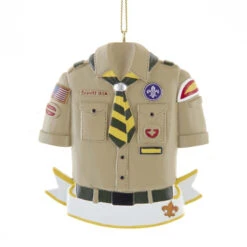 Kurt Adler 3.5" Boy Scout Shirt Personalized Christmas Ornament BS2202B 7 Kurt Adler 3.5" Boy Scout Shirt Personalized Christmas Ornament BS2202B -The Jolly Christmas Shop apinbpvyc 67631.1646091872