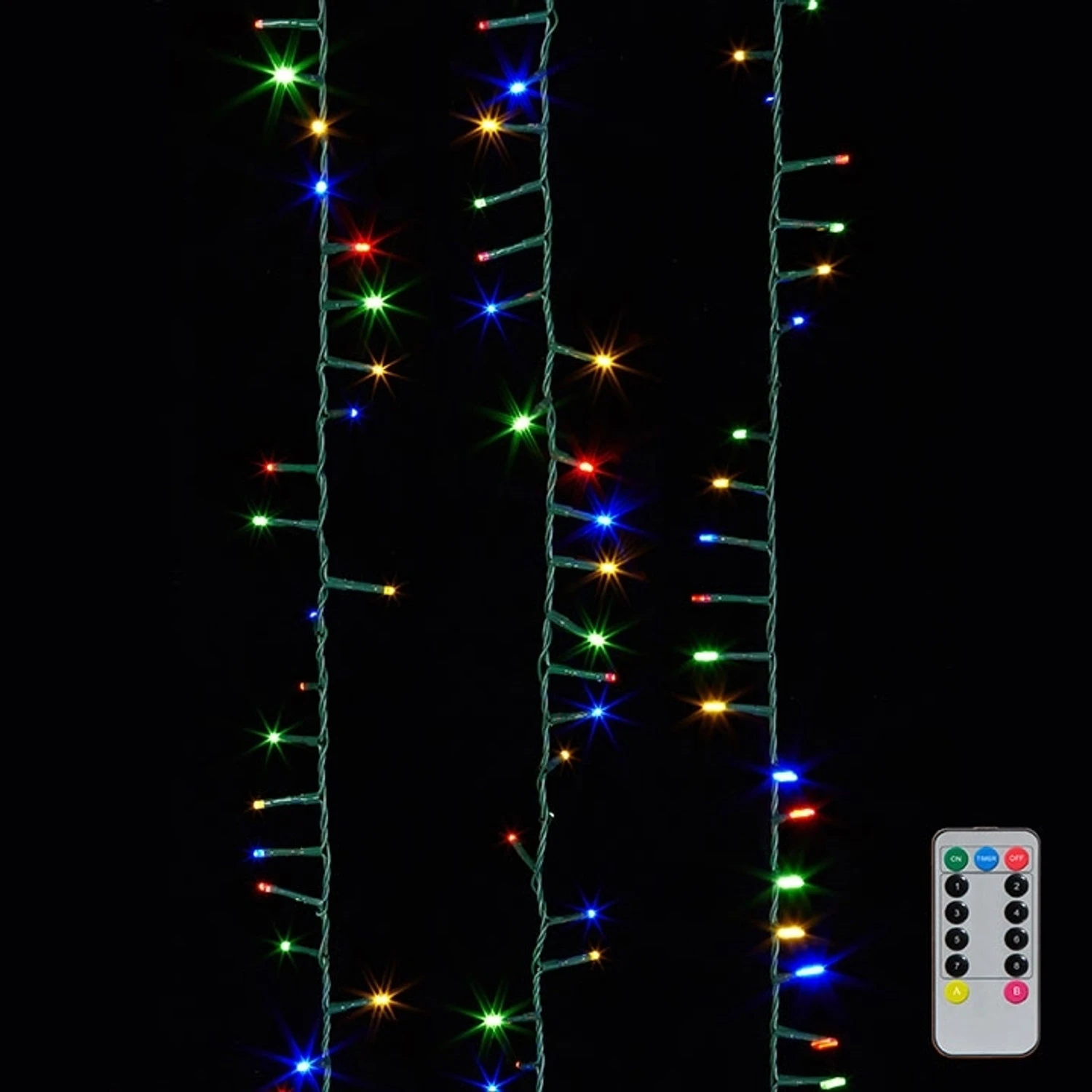 Raz 8 Function Multi Color LED 73' Christmas Snake Compact 1000 Lights G3737057 3 Raz 8 Function Multi Color LED 73' Christmas Snake Compact 1000 Lights G3737057
