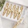 Raz 6.5" Box Of Gold Finial Glass Christmas Ornaments 4122829 -The Jolly Christmas Shop apinlwf9q 61197.1646091901