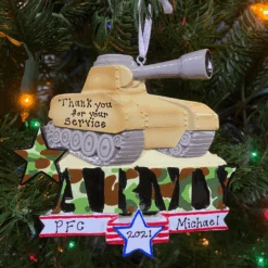 Tank Personalized Christmas Ornament OR1397 -The Jolly Christmas Shop apiop7jo6 09776.1646091921