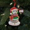 Snowman Standing By A Light Post Personalized Christmas Ornament -The Jolly Christmas Shop apiq6cp0i 30033.1646091885