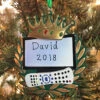Kurt Adler 3.75" King Of The Remote Personalized Christmas Ornament W8213 -The Jolly Christmas Shop apisaqwdq 77080.1646091893