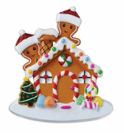Gingerbread House Couple Personalized Christmas Ornament OR1872-2 -The Jolly Christmas Shop apivawh4n 84081.1646091948