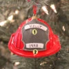 Fireman Hat Personalized Christmas OrnamentOR1028 -The Jolly Christmas Shop apivfg91j 59749.1646091882