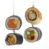 Kurt Adler 3.5" Sushi Roll Christmas Ornament D3693 -The Jolly Christmas Shop apivo73te 07578.1646091913