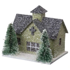 Primitives By Kathy Glittered Barn And Houses Sitter Set 104279 -The Jolly Christmas Shop apixf23ub 98696.1646091882