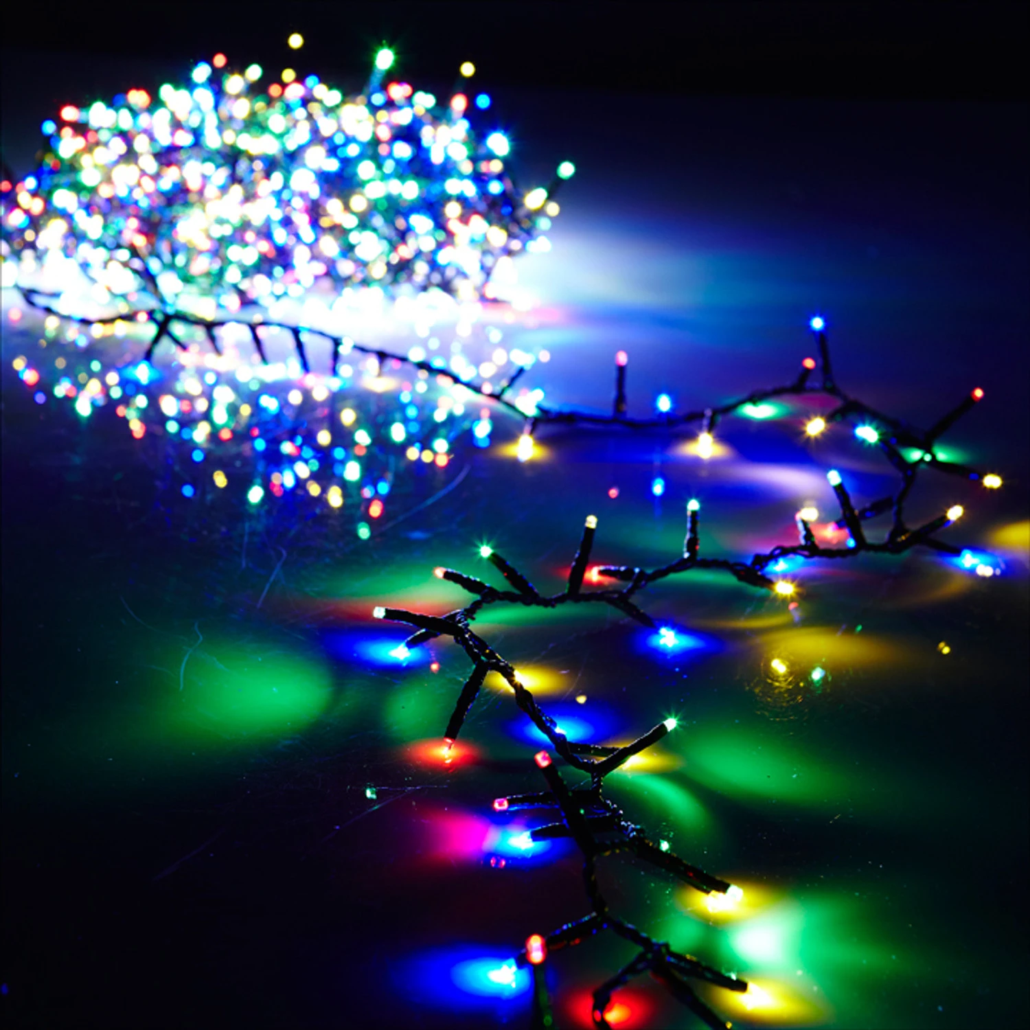Raz 8 Function Multi Color LED 73' Christmas Snake Compact 1000 Lights G3737057 4 Raz 8 Function Multi Color LED 73' Christmas Snake Compact 1000 Lights G3737057 - Image 2