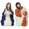 28" Set Of 2 Nativity Scene Blow Mold Outdoor Christmas Decor 74100 -The Jolly Christmas Shop apizttvsm 35331.1646091937