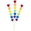 Kurt Adler 29.5" Rainbow Pride Glittered Heart Christmas Tree Spray C4932 1 Kurt Adler 29.5" Rainbow Pride Glittered Heart Christmas Tree Spray C4932 -The Jolly Christmas Shop c4932 36075.1653317912