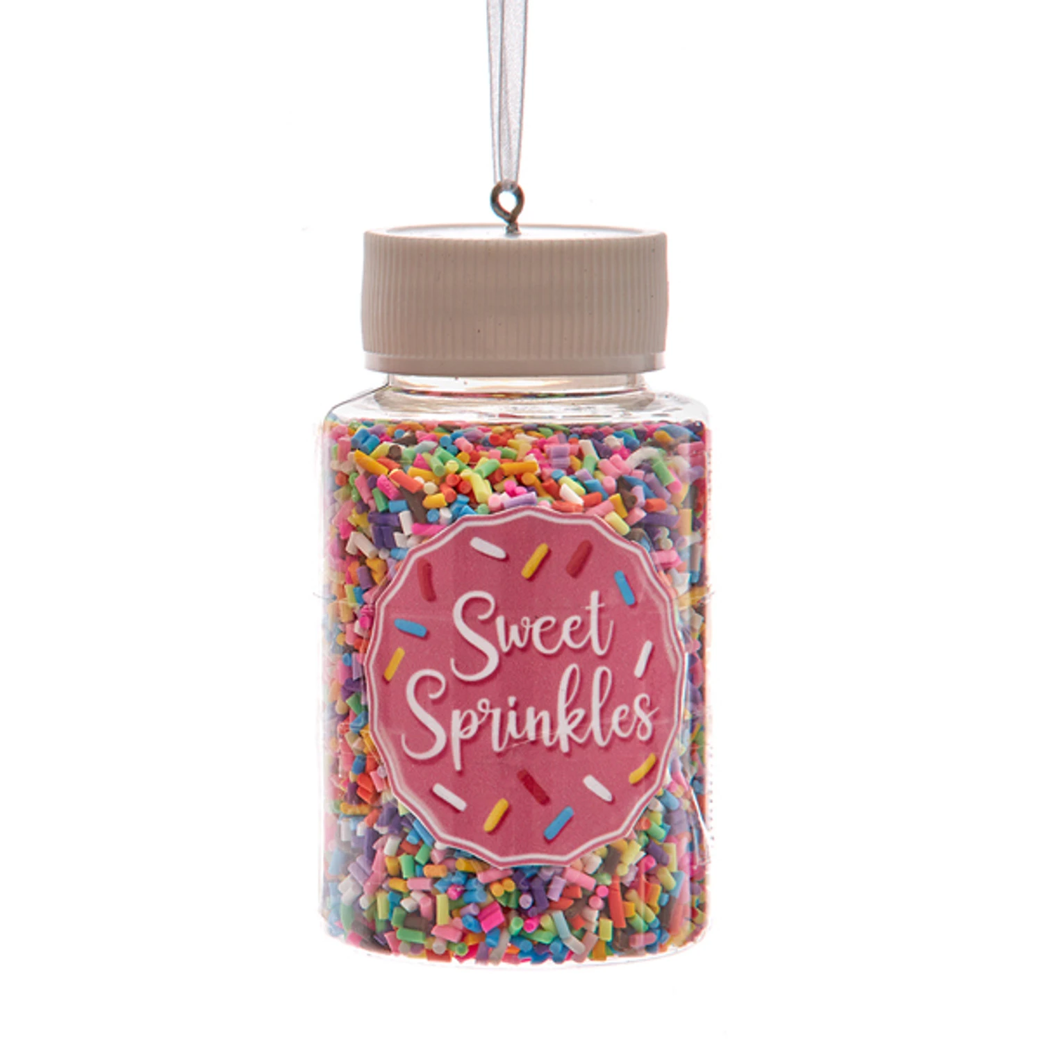 Kurt Adler 3.3" Set Of 2 Cookie Sprinkles Jar Christmas Ornament D4226 5 Kurt Adler 3.3" Set Of 2 Cookie Sprinkles Jar Christmas Ornament D4226 - Image 3
