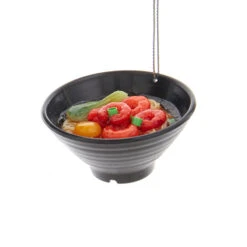 Kurt Adler 2.75" Set Of 3 Asian Rice & Noodle Bowl Christmas Ornament D4237 -The Jolly Christmas Shop d4237c 32172.1677695021