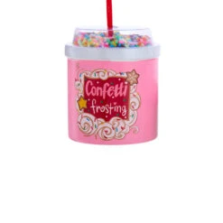 Kurt Adler 2.5" Cake Frosting Can Christmas Ornament D4367 -The Jolly Christmas Shop d4367a 83371.1677696874