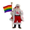 Kurt Adler 10" Fabriché Pride Santa Christmas Figure FA0179 2 Kurt Adler 10" Fabriché Pride Santa Christmas Figure FA0179 -The Jolly Christmas Shop fa0179 45704.1677777290
