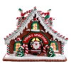 Kurt Adler 10.5" Battery Operated Lighted Santa's Workshop Gingerbread Christmas House GBJ0039 -The Jolly Christmas Shop gbj0039 30786.1677781984