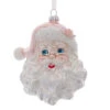 Kurt Adler 6" Glass Pink And Silver Santa Head Glass Christmas Ornament T2802 2 Kurt Adler 6" Glass Pink And Silver Santa Head Glass Christmas Ornament T2802 -The Jolly Christmas Shop t2802 51130.1678127290
